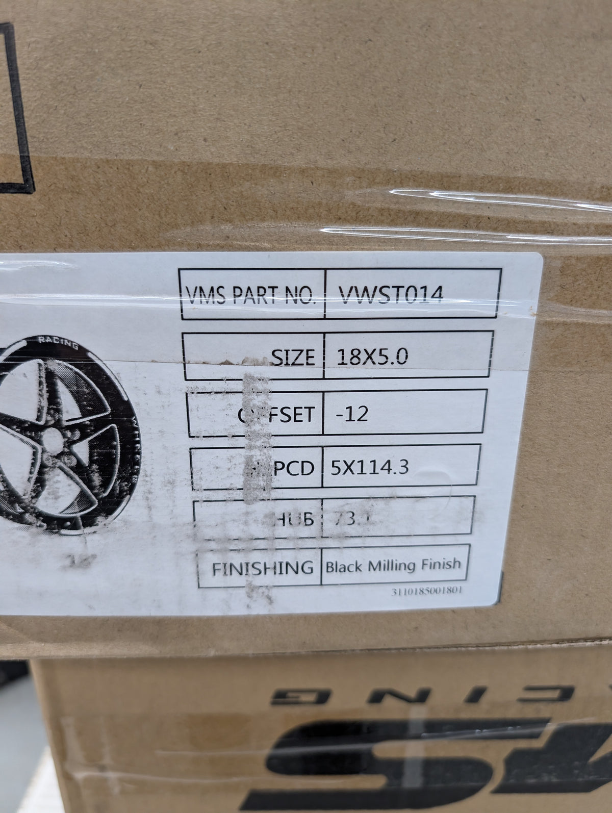 VMS V-star wheel Front rim package S550 Ford Mustang(2005-2023) GARAGE SALE