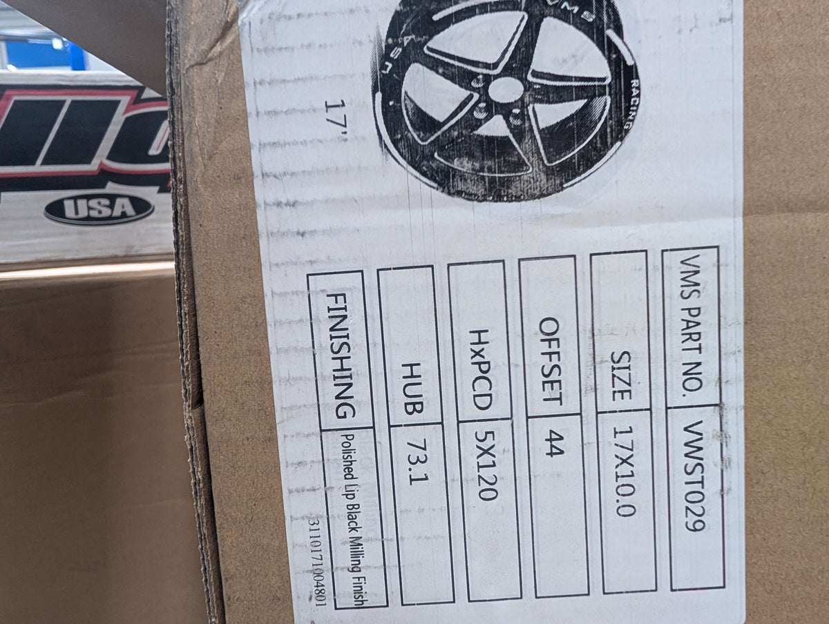 VMS 17x10 Rear Street Drag Race Wheel (10-23 Camaro/14-17 SS/08-14 CTSV) VWST015 - GARAGE SALE