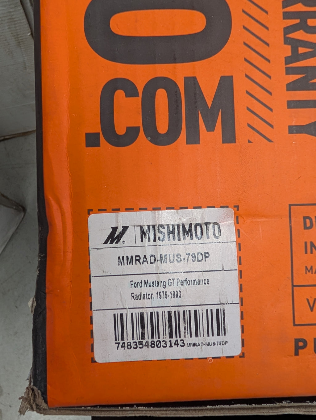 Mishimoto Race Radiators MMRAD-MUS-79DP - 79-93 Mustang Manual 5.0L