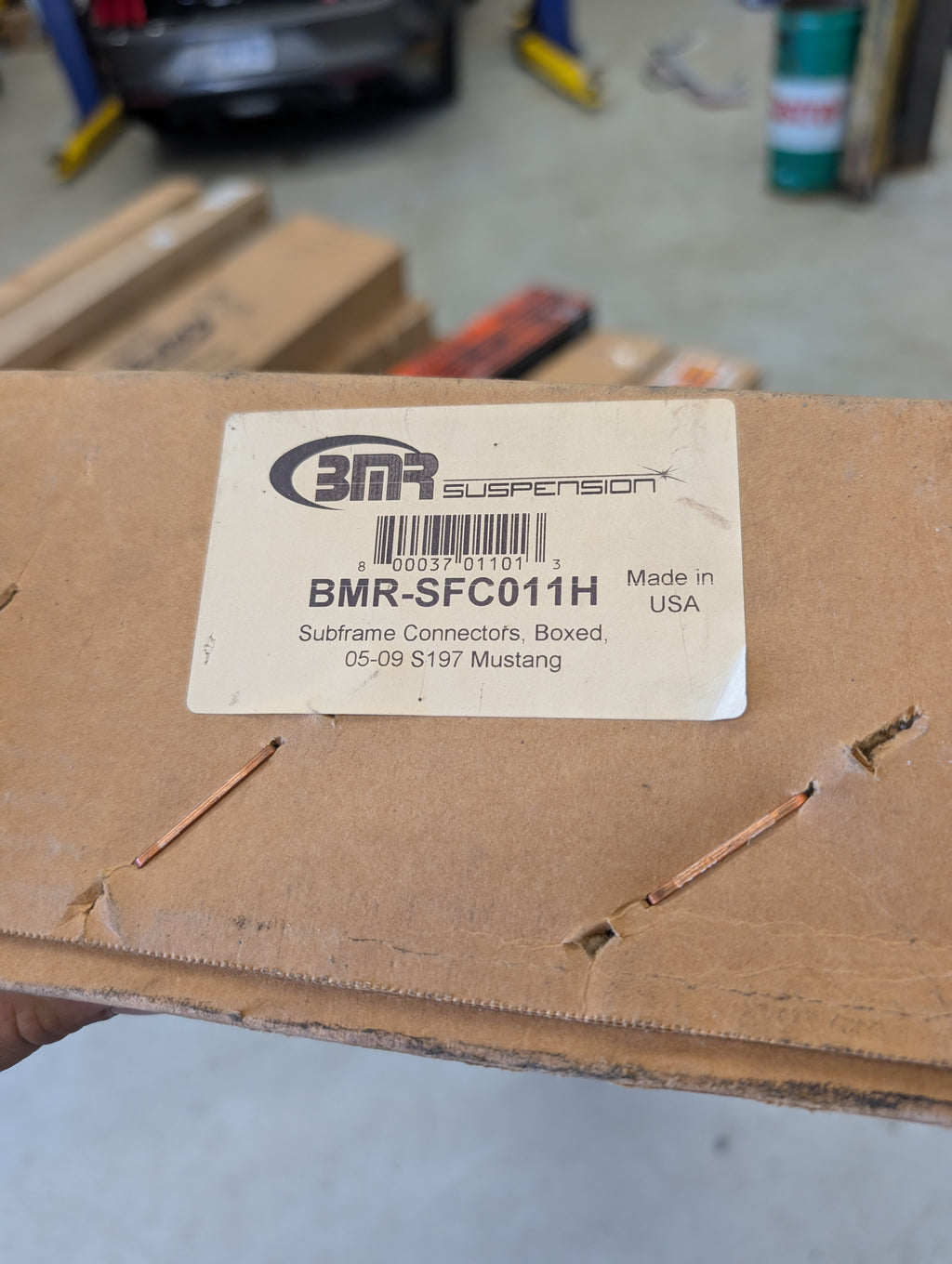 BMR Subframe Connectors for 2005-2014 MUSTANG - SFC011H