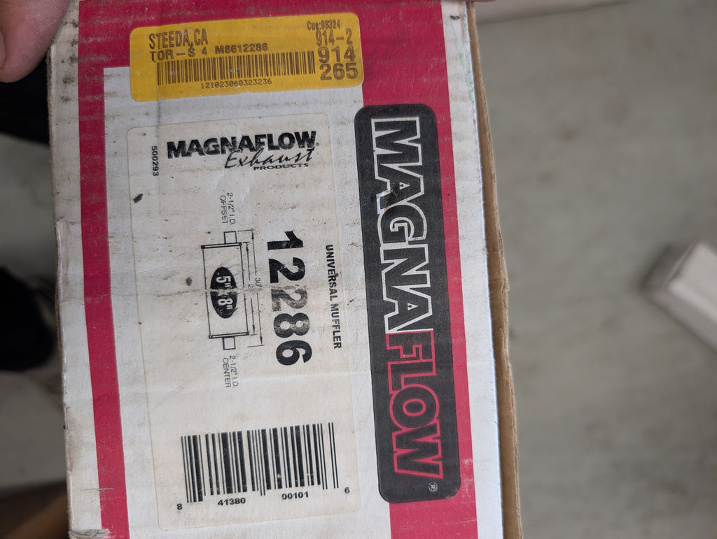 MagnaFlow Performance 409 Stainless Steel 2.5 Inch Muffler 12286