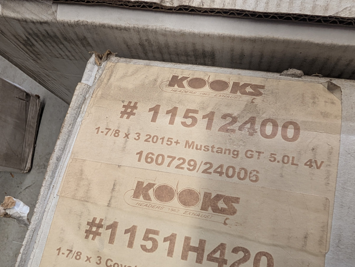 Kooks 2015-2017 Mustang GT 3in High Flow Cat Conn. Pipes (1151H420)
