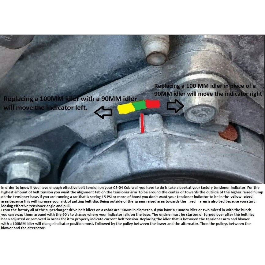 100MM IDLER PULLEY FOR USE WITH SMALLER SC PULLEYS