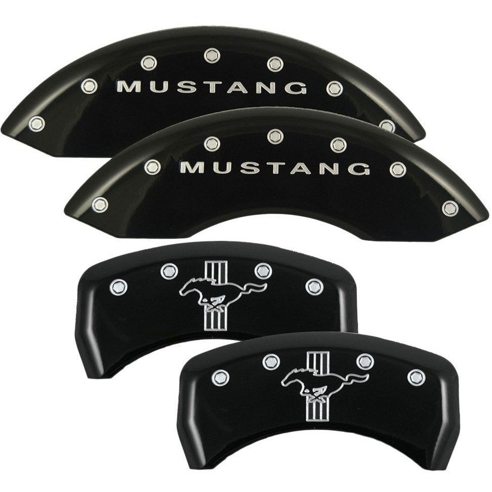 Caliper Covers, Black (Front/Rear Set)