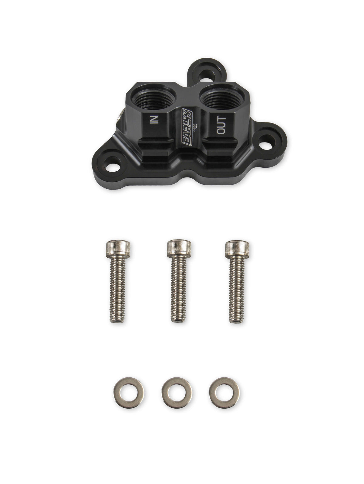 EARLS OIL FILTER ADAPTER FOR 2011-'14 FORD 5.0L COYOTE ENGINE