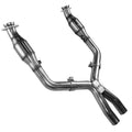 11313310 Kooks 05-10 Ford Mustang GT 4.6L 3V Auto/Manual 3in x 2 1/2in OEM Exhaust GREEN Cat X Pipe