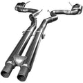 2015+ CAT BACK EXHAUST W/ H-PIPE & BLACK TIPS