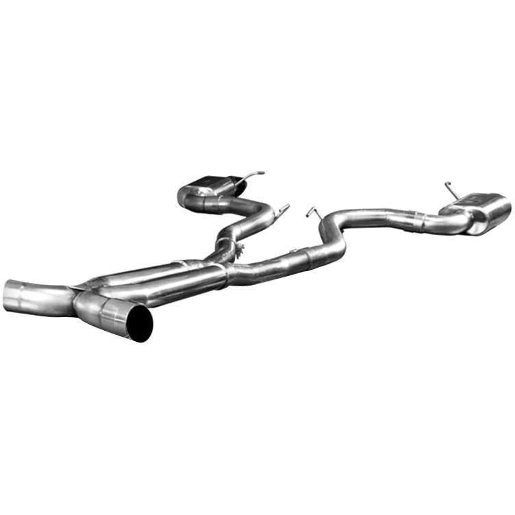 2015+ EXHAUST SYSTEM W/ X-PIPE & BLACK TIPS