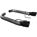 2015+ OEM X 3" AXLE BACK EXHAUST W/ BLACK TIPS - Fastback
