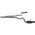 2015 3" X 2 1/2" CAT BACK W/ BLACK TIPS - Fastback