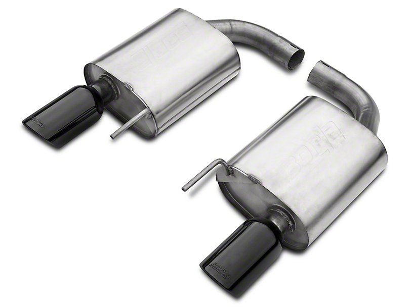Borla Stinger S-Type 2.5 in. Axle-Back Exhaust - Black Tips