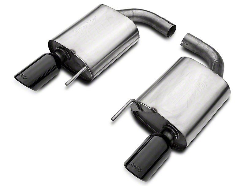 Borla ATAK 2.5 in. Axle-Back Exhaust - Black Tips