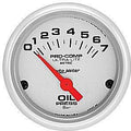 Oil Pressure Gauge (Short Sweep Electric Ultralite -2 1/16 1-100 PSI