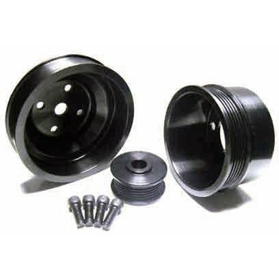 Underdrive Pulleys (Black Aluminum)
