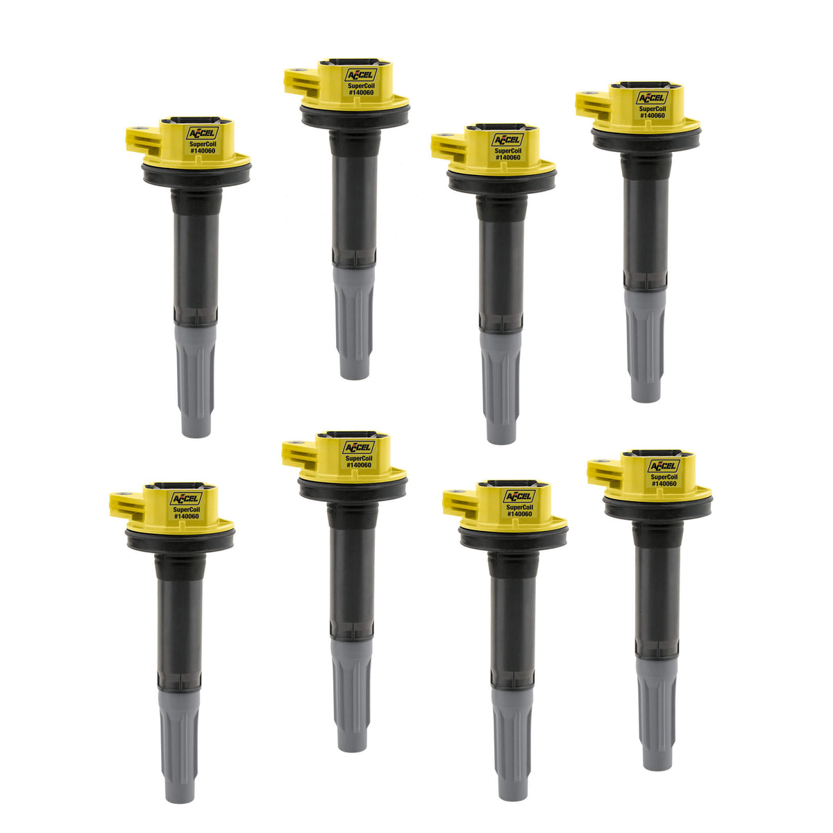 ACCEL IGNITION COILS SUPER COIL SERIES 2011-2016 FORD 5.0L COYOTE ENGINES 8-PACK