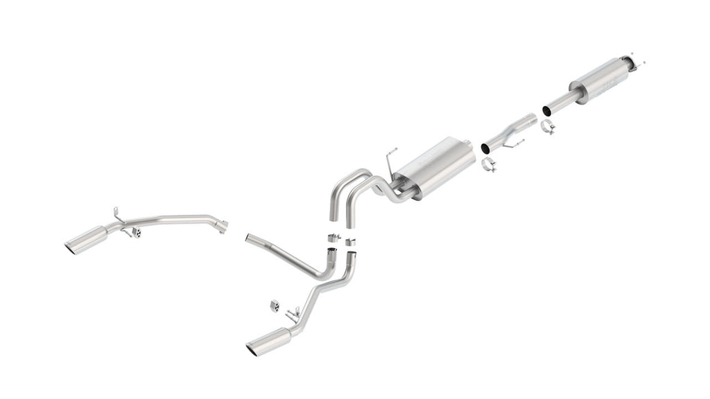 2011-2014 Ford F-150 Cat-Back Exhaust System S-Type Part # 140416 Borla
