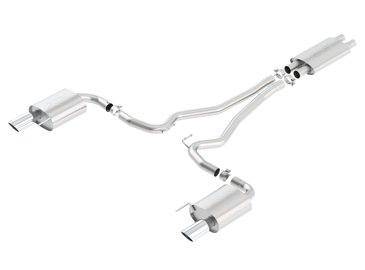 Borla Touring 2.5 in. Cat-Back Exhaust - Chromed Tips