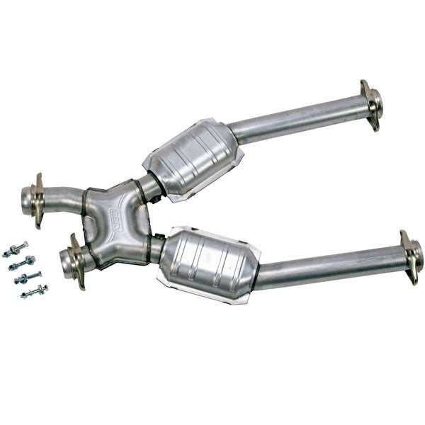 MUSTANG 2-1/2 IN. SHORT CATTED X-PIPE (96-04)