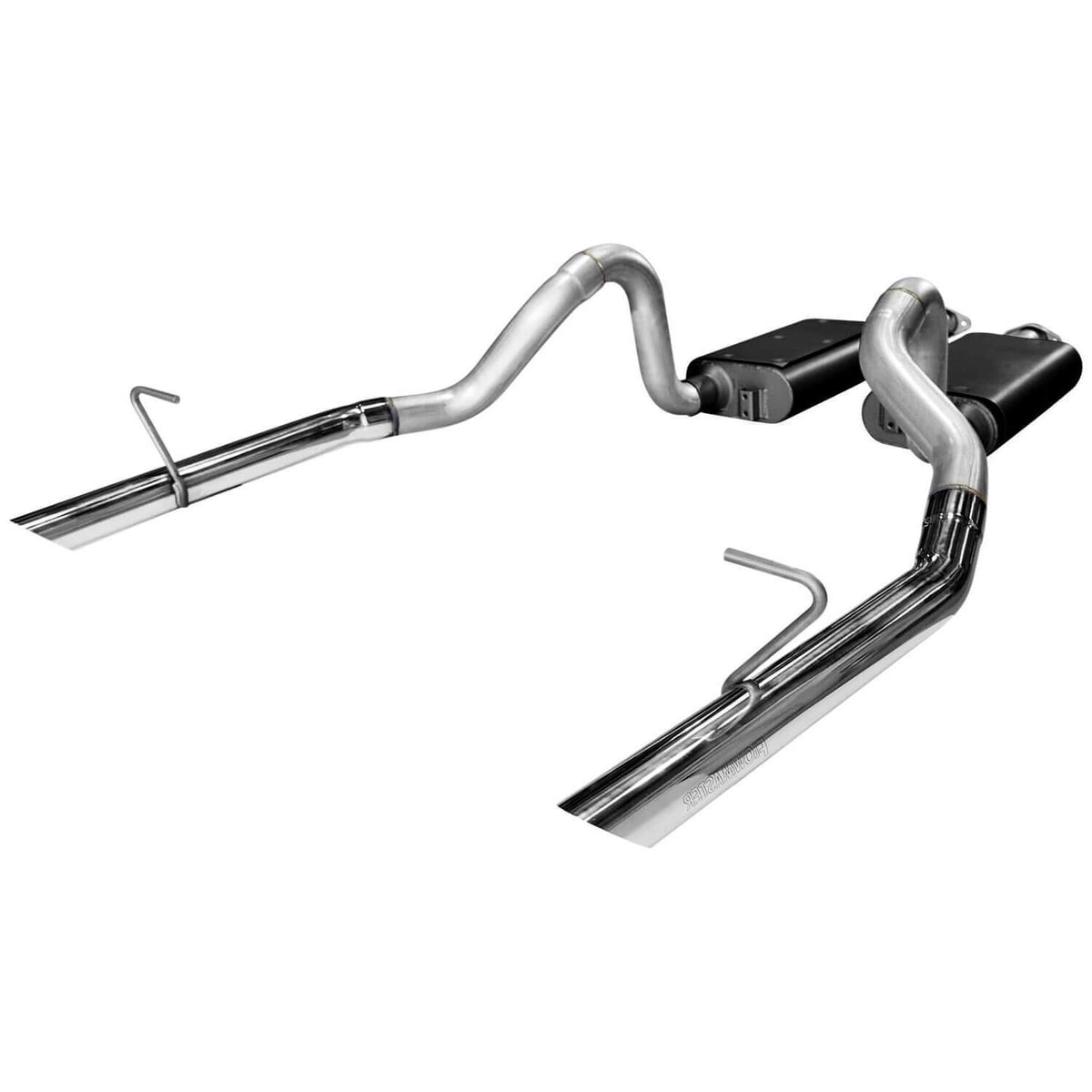 FLOWMASTER FORCE II CAT-BACK EXHAUST SYSTEM 1986-1993 Ford Mustang LX with 5.0L engine and 1986 GT with 5.0L engine