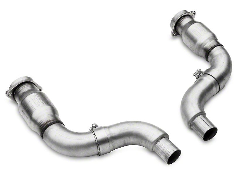 BBK 3 in. Long Tube Header Catted Mid Pipe