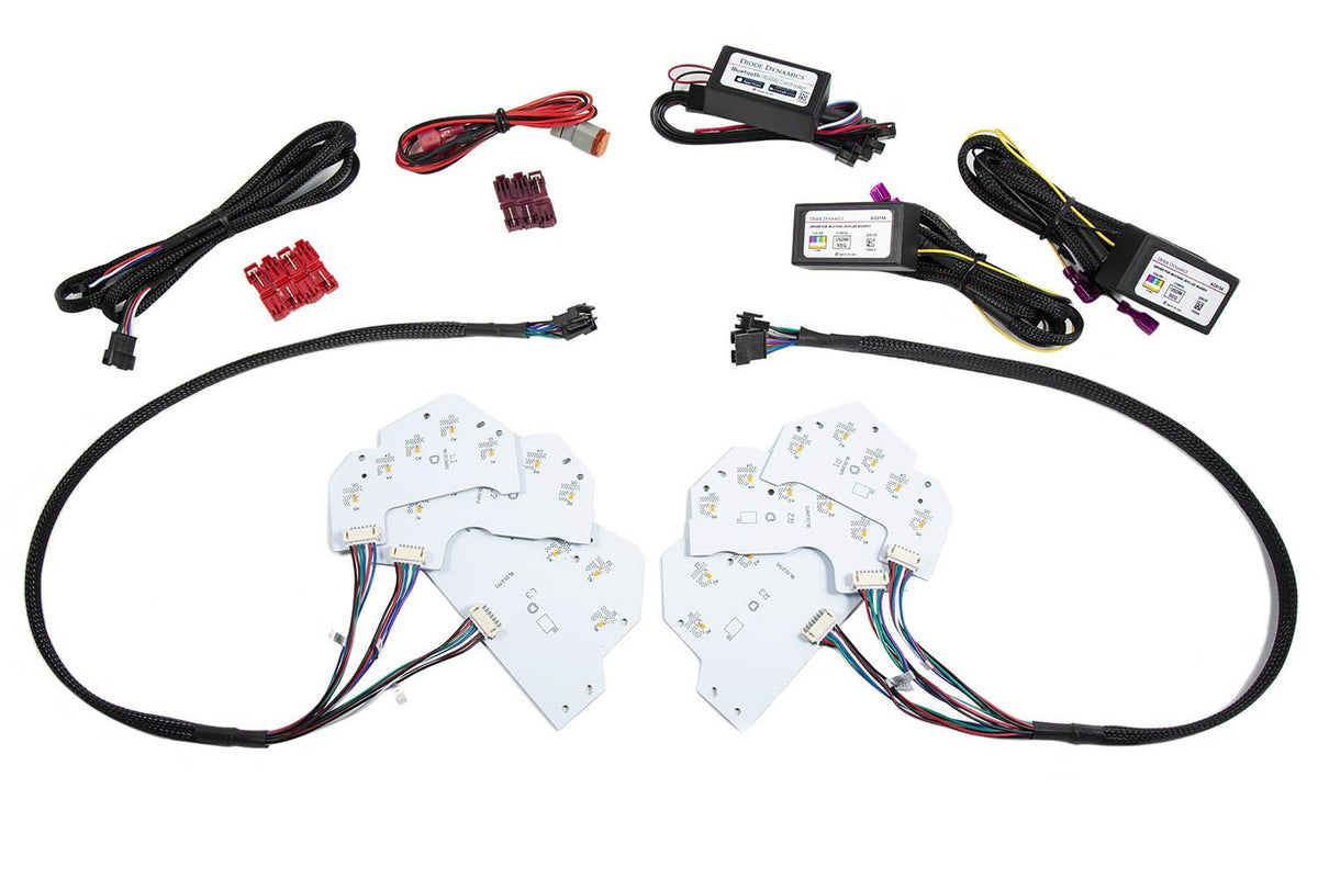 2018-2021 Ford Mustang Multicolor DRL LED Boards