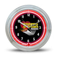 Hooker Headers Neon Wall Clock