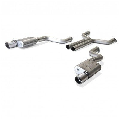 2015-17 Mustang GT Complete Cat Back Exhaust System + Resonator Delete X Pipe
