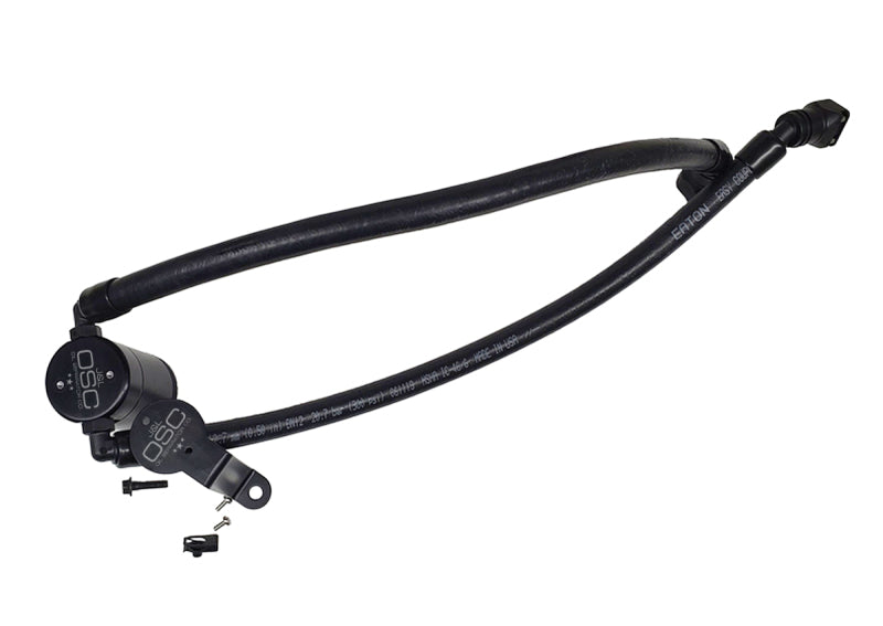 J&L 3052P-B | 3052P-B J&amp;L 2020-2024 Ford Explorer 3.0L EcoBoost Oil Separator 3.0 Passenger Side - Black Anodized