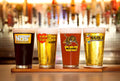 HOLLEY 16OZ. LOGO PUB GLASS ASSORTMENT - 4 PACK (SERIES 2)