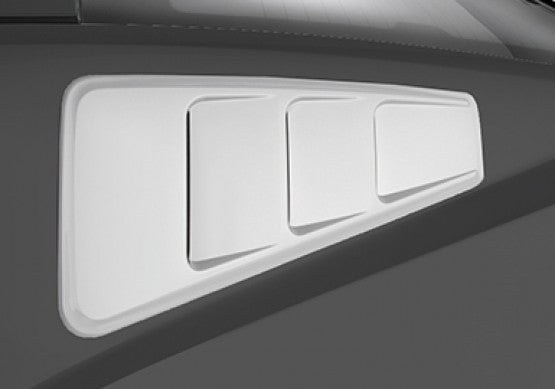 Quarter Window Louvers (Unpainted Pair)