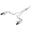 Touring Cat Back Exhaust System Black Chrome