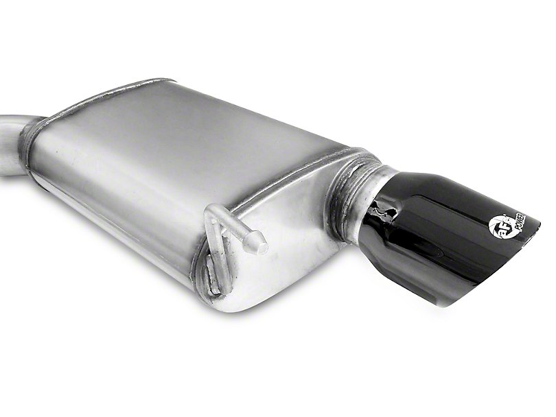 AFE Mach Force-XP 3 in. Cat-Back Exhaust w/ X-Pipe - Black Tips