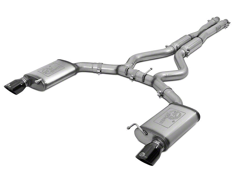 AFE Mach Force XP 3 in. Cat-Back Exhaust w/ Black Tips - Sport Tone