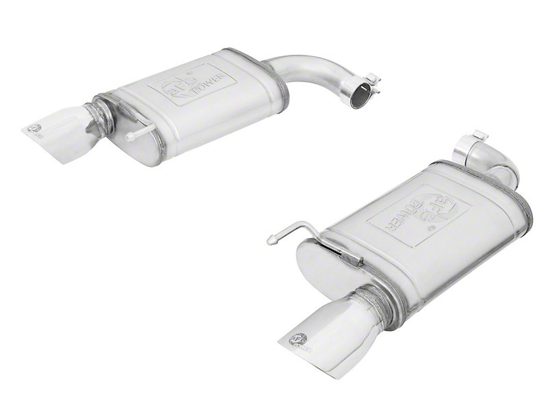 AFE MACH Force XP 2.5 in. Axle-Back Exhaust w/ Polished Tips