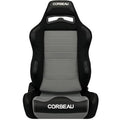 Seat (LG1 Grey With Black Suede Wide Each)