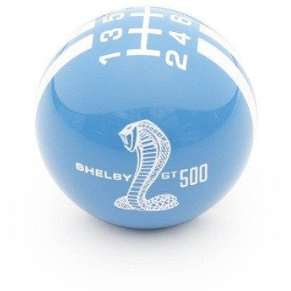 Shift Knob (Grabber Blue w/ White Stripes)