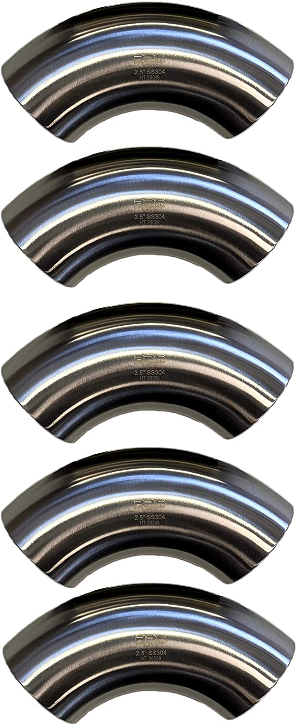 BPS 2.5" OD SS304 90ŒÁ Mandrel Bends