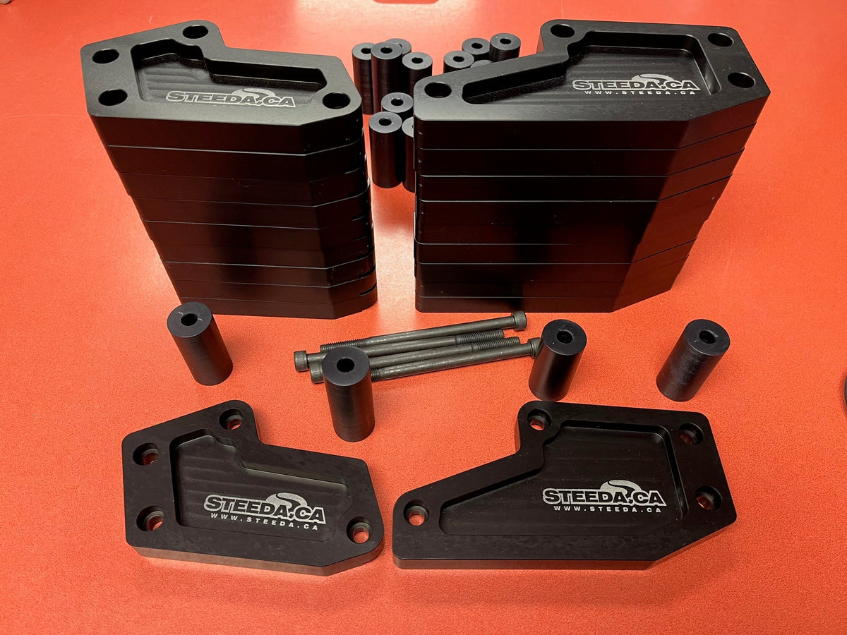 1979-2004 Coyote Engine Conversion Mounts (Solid Billet)
