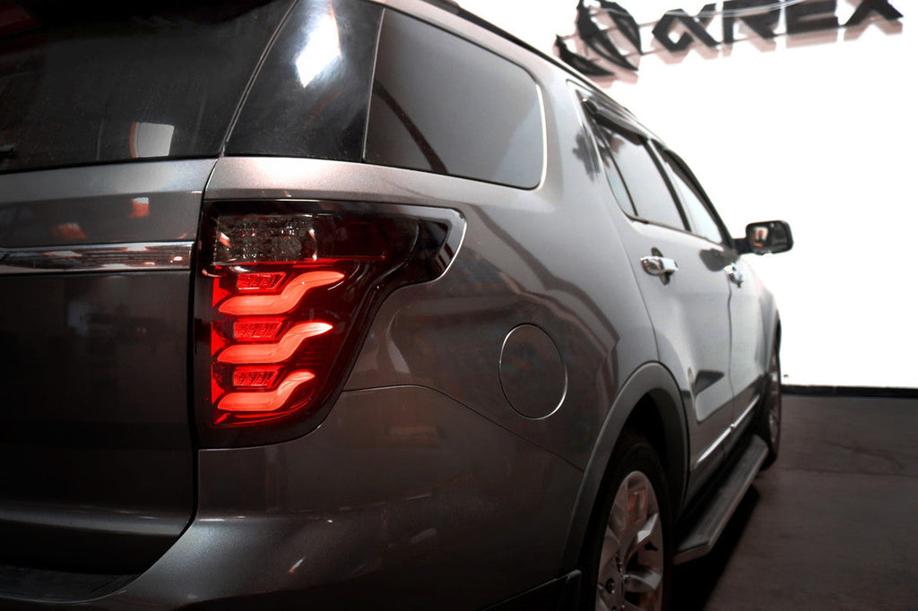 AlphaRex Explorer PRO-Series LED Taillights - Jet Black or Red (2021-2025)