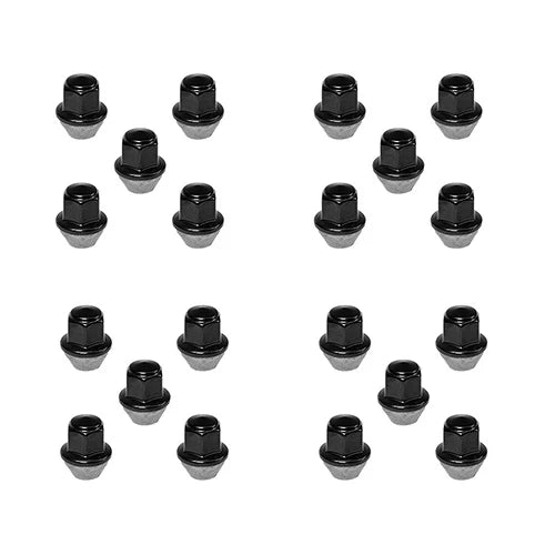 Ford Racing Explorer/Fusion/Maverick/ Mustang 14MM Black PVD Lug Nut Set of 20 (2015-2026)