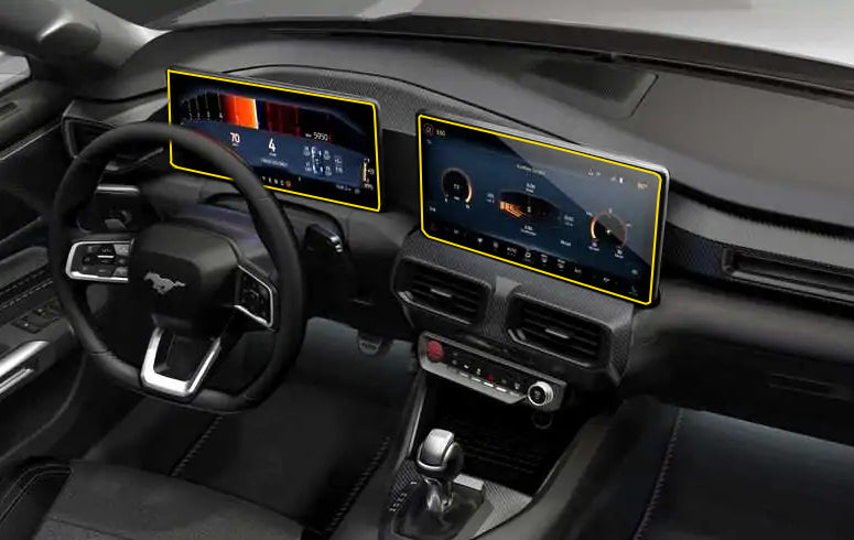 Anchor Room Mustang Base Interior Dash Screen Protector - Matte (2024+)S650