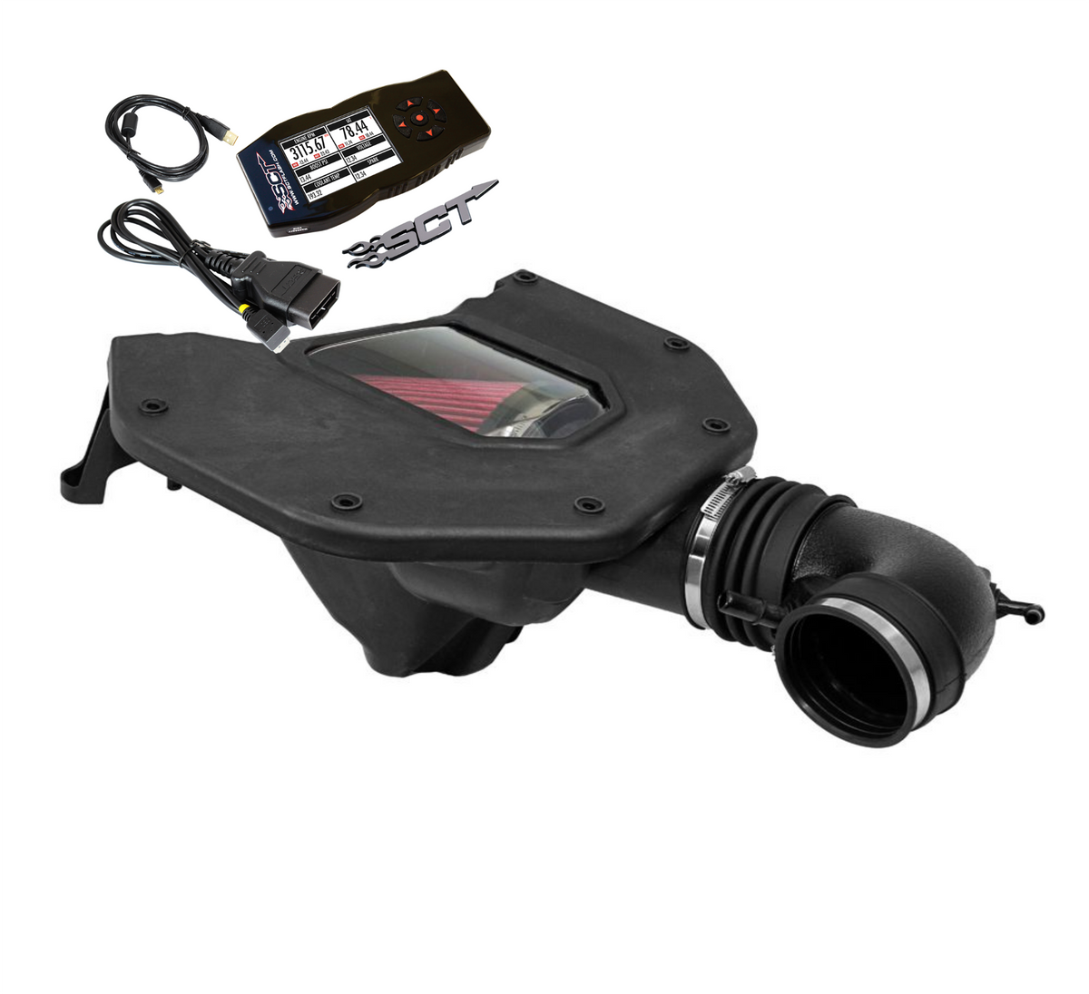 Ford Mustang S550 (2015-2023) Cold Air Intake Package with Tuner