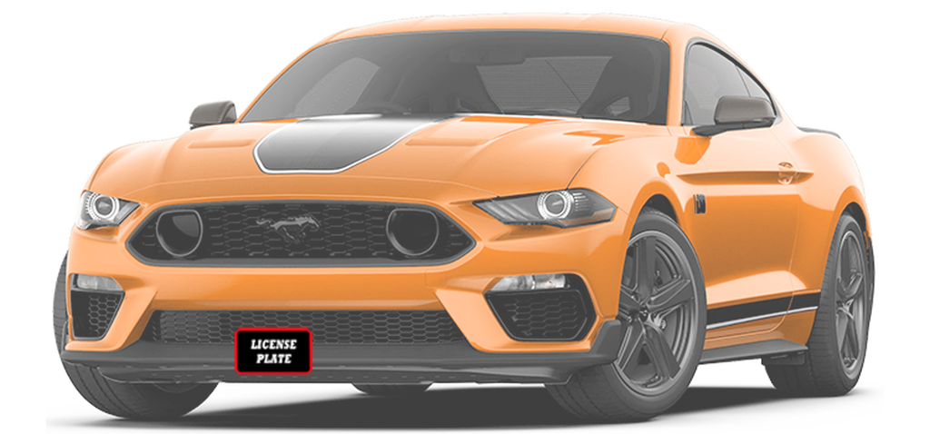 Front License Plate For 2021 Ford Mustang Mach 1 WITHOUT Handling Pack