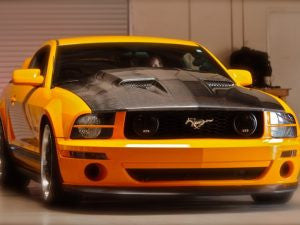 2005-2009 Mustang A29 Heat Extractor Hood (V6/GT)