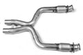 3" x 2-3/4"(OEM) SS GREEN Catted X-Pipe. 2011-2014 Mustang GT 5.0L.