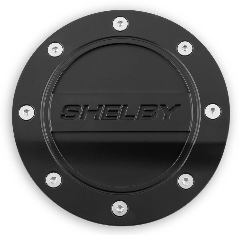 DRAKE MUSCLE CARS SHELBY ALL BLACK FUEL DOOR