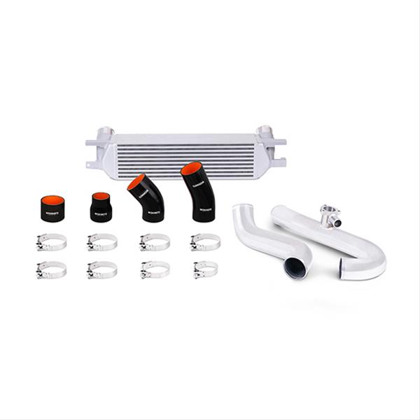 Mishimoto 2015+ Ford Mustang EcoBoost Performance Intercooler Kit - Silver Core Polished Pipes