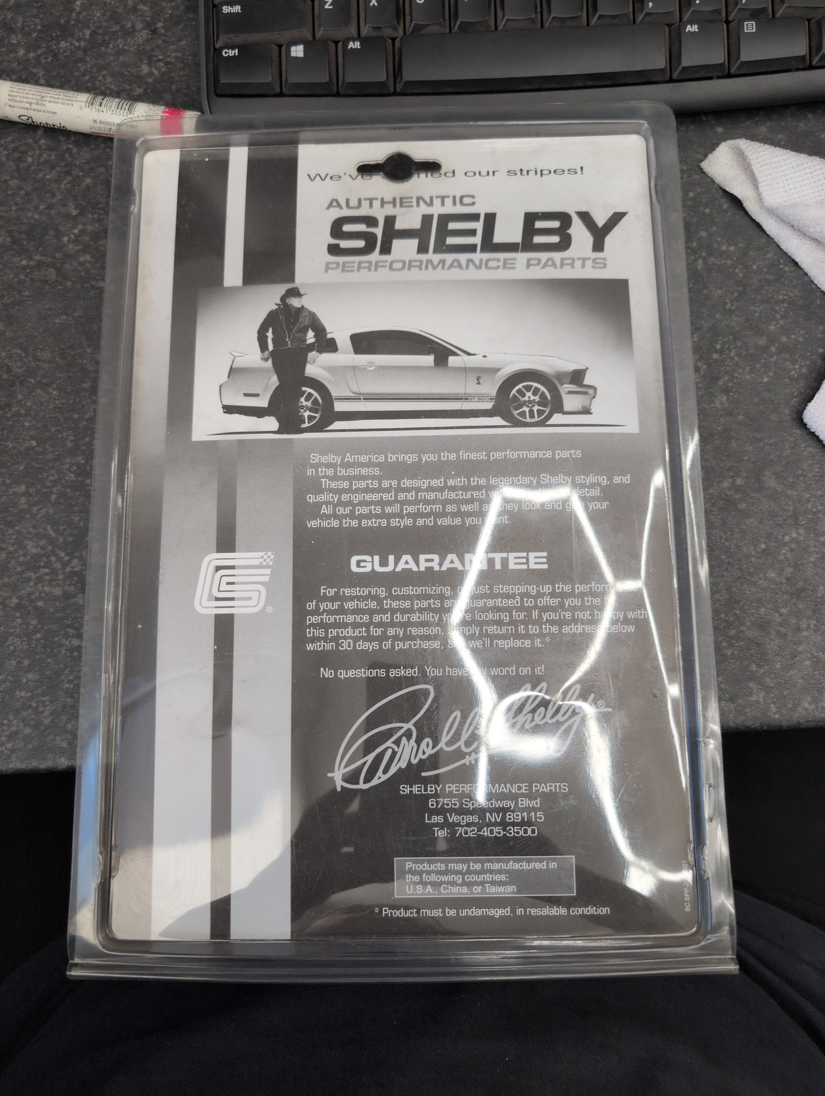 2005-2009 Shelby Performance Fuel Door Brushed Aluminum