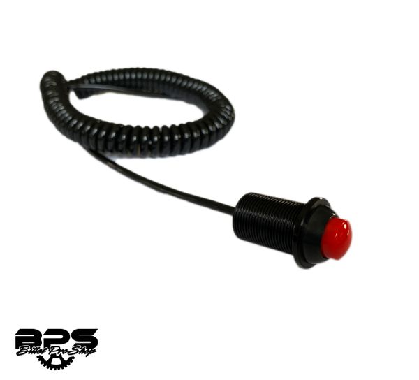 BPS Momentary Push Button W/ Spiral Cord