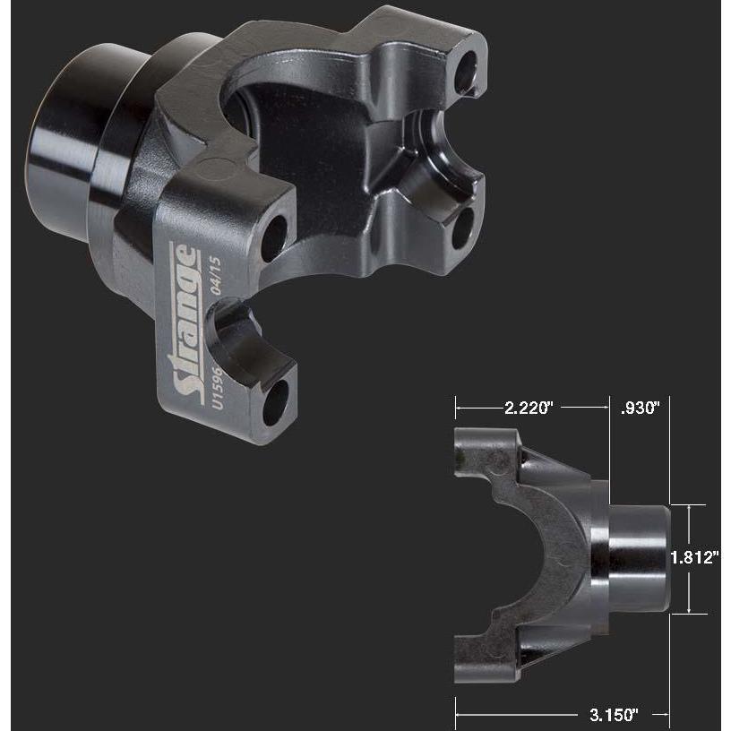 Strange Chrome Moly 1350 Series Yoke Fits Ford 8.8 Rear Ends
